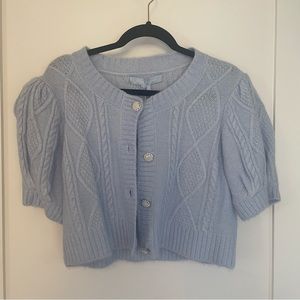 Hill House Home - Ollie Cardigan Powder Blue - NWT